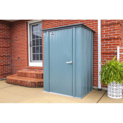 Spacemaker 4 x 3 Patio Shed - Juniper Berry