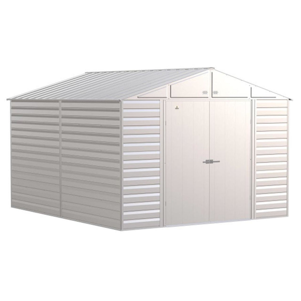 Arrow Select 10' x 12' Steel Storage Shed - Flute Gray