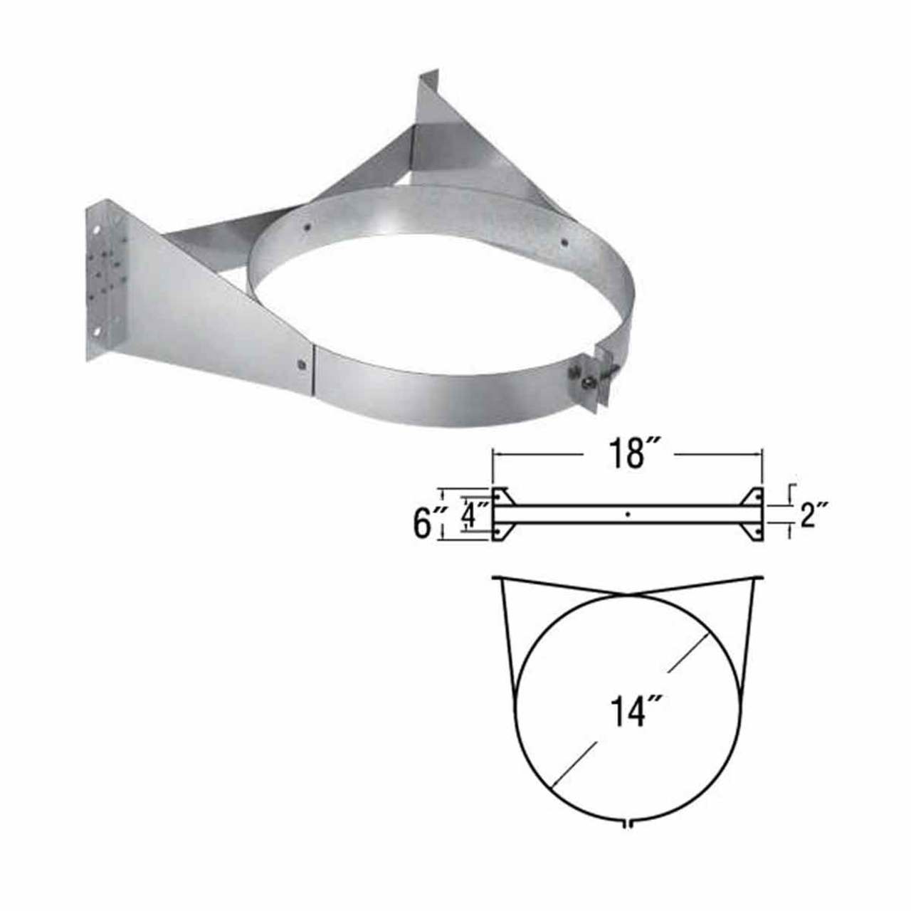 12" DuraTech Wall Strap - 12DT-WS