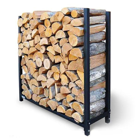 WoodEze 1/2 Face Cord Expandable Heavy Duty Firewood Rack