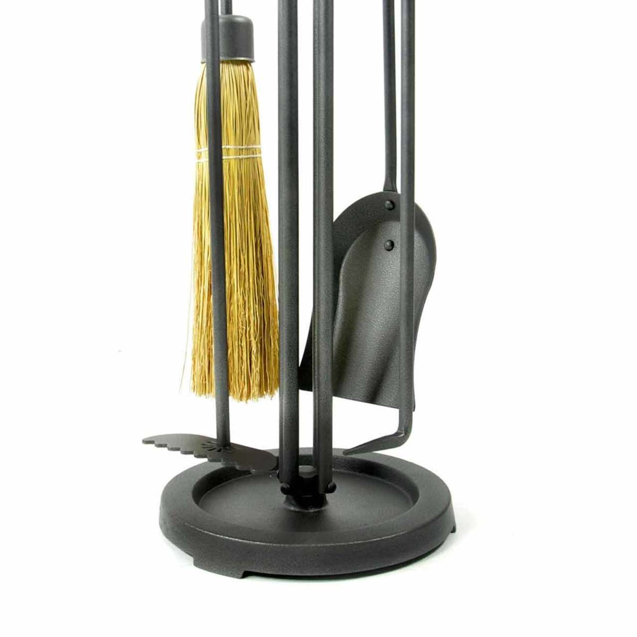 Pilgrim 5 Piece Raised Hearth Toolset - Vintage Iron