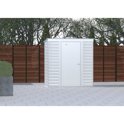 Arrow Select 6 x 4 Steel Storage Shed  -  Flute Gray