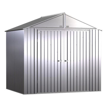 Arrow Elite 8 x 6 Steel Storage Shed - Silver