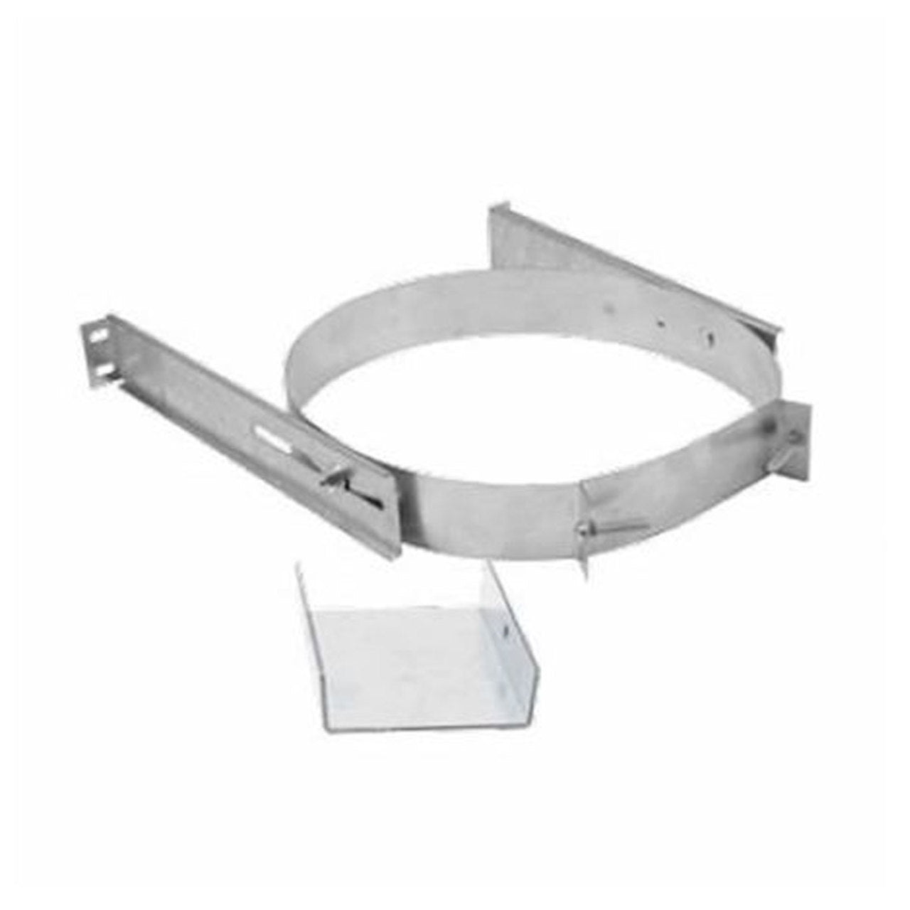 5" & 7" DuraTech Adjustable Galvanized Wall Strap - 5DT-AWS