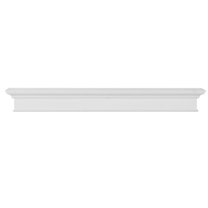 60" Henry MDF Fireplace Shelf by Pearl Mantels - White Paint Finish