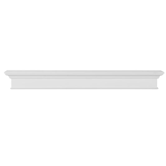 60" Henry MDF Fireplace Shelf by Pearl Mantels - White Paint Finish