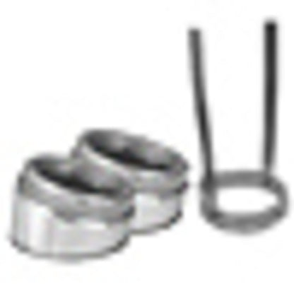 6" Selkirk 15 Degree Galvanized Elbow Kit - 206206G