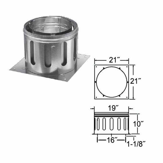 16'' DuraChimney II Anchor Plate - 16DCA-AP
