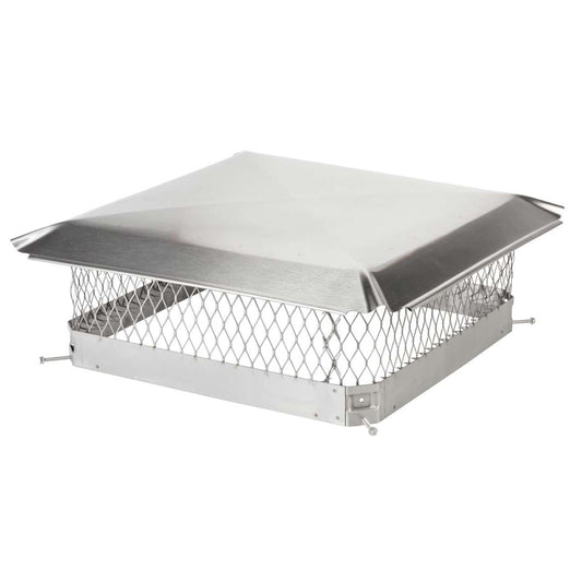 20" x 20" Stainless Steel Single Flue Chimney Cap
