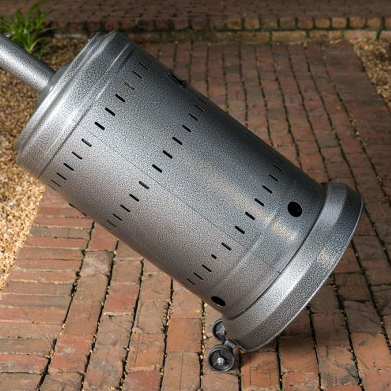 Fire Sense Hammered Platinum Commercial Patio Heater - 62555