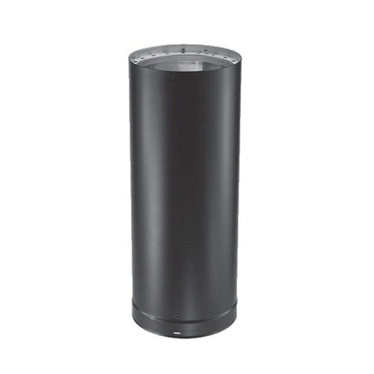 7" x 6" DVL Double-Wall Black Stove Pipe - 7DVL-06