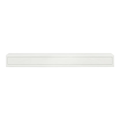 48" Sarah MDF Fireplace Shelf by Pearl Mantels - White Paint Finish