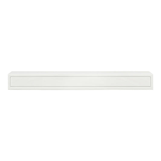 48" Sarah MDF Fireplace Shelf by Pearl Mantels - White Paint Finish
