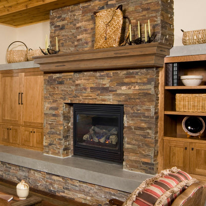 48" Celeste Fireplace Shelf by Pearl Mantels - Dune Distressed Finish