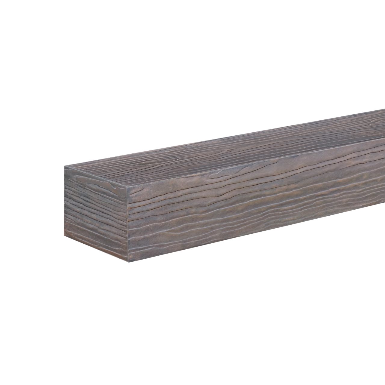 72" Zachary Non-Combustible Fireplace Shelf by Pearl Mantels - Natural Wood Look w/ Little River Finish
