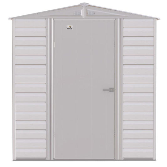 Arrow Select 6' x 5' Steel Storage Shed -  Flute Gray