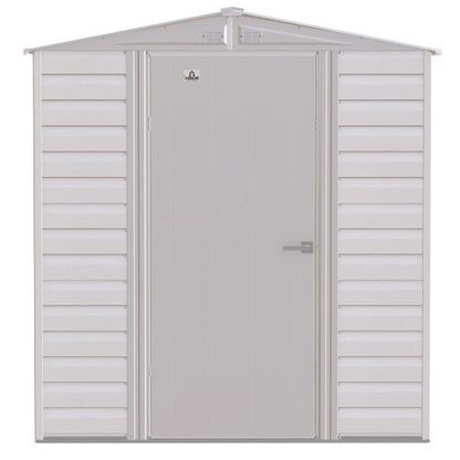 Arrow Select 6 x 5 Steel Storage Shed -  Flute Gray