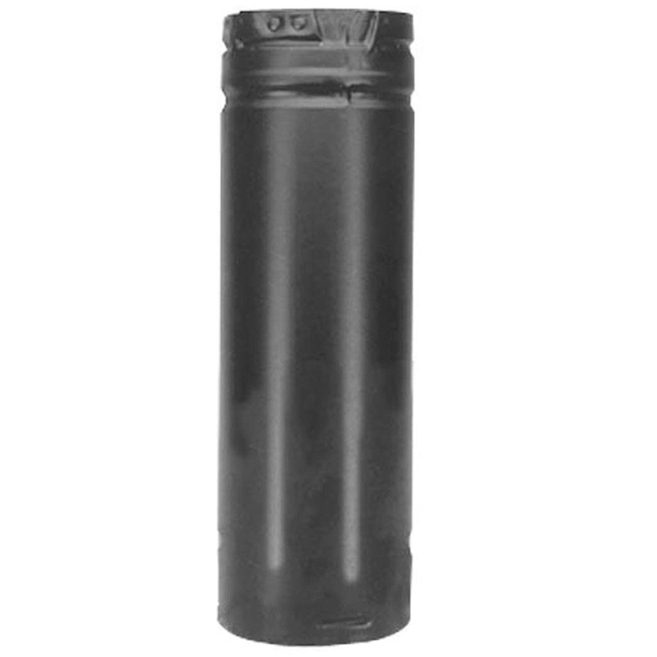 4" x 24" PelletVent Pro Black Pellet Stove Chimney Pipe - 4PVP-24B