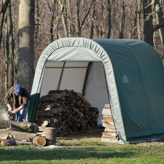 ShelterCoat 10' x 8' Wind & Snow Rated Garage  - Green