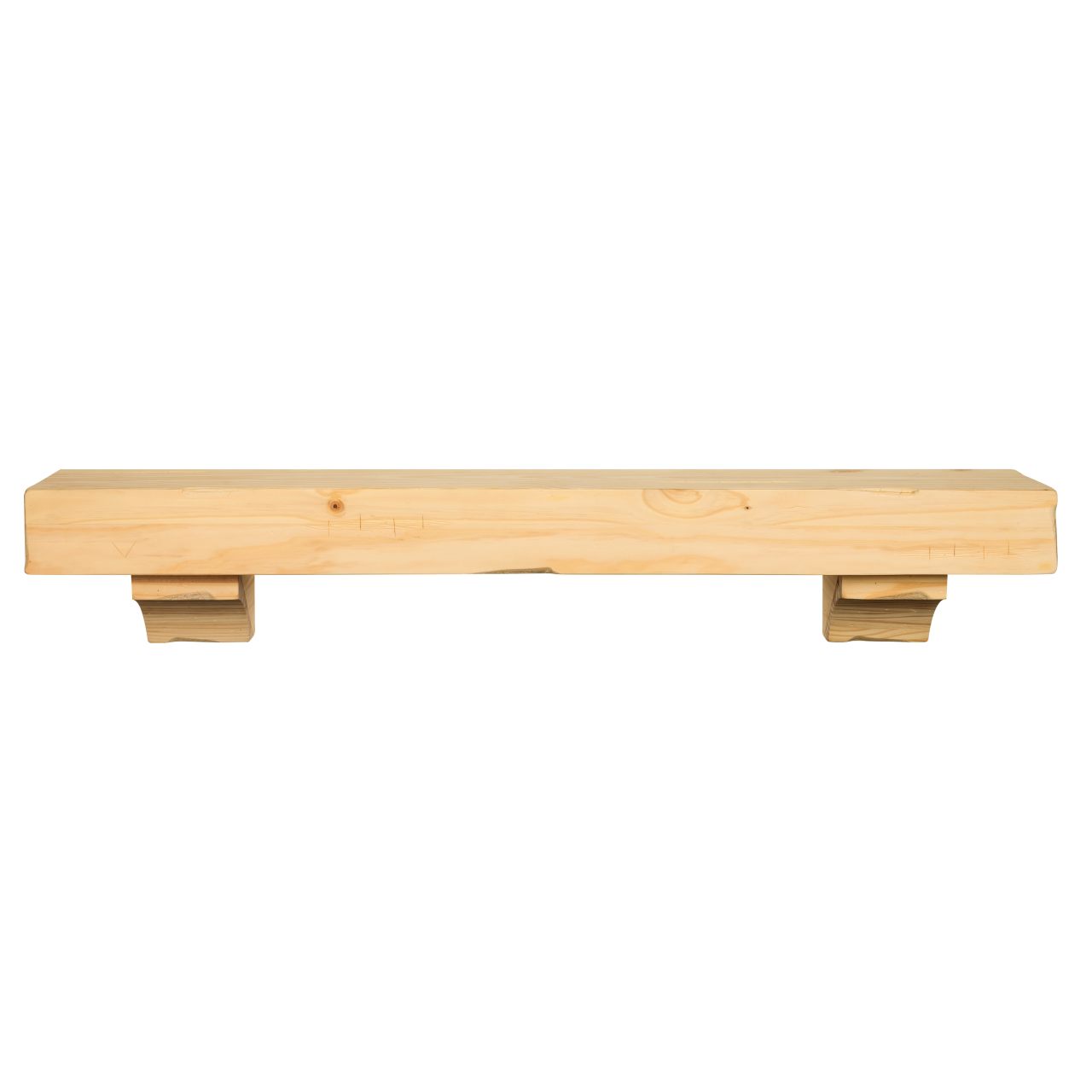 60" Shenandoah Unfinished Fireplace Shelf by Pearl Mantels