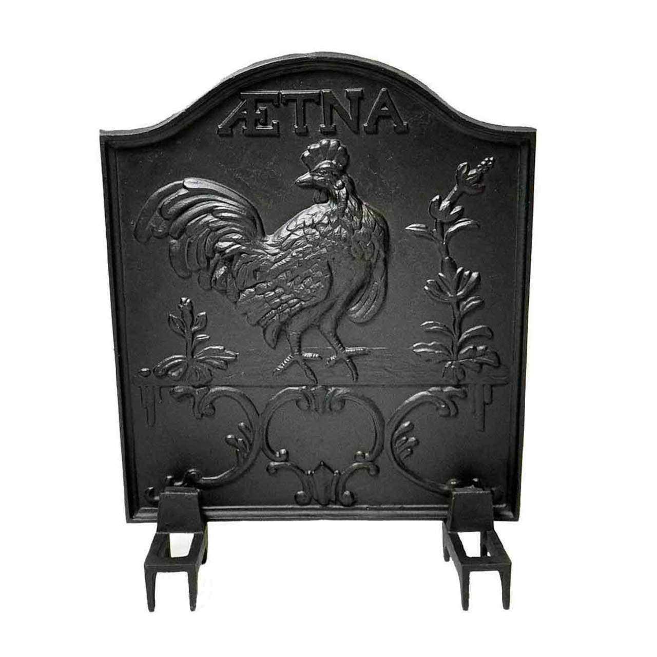 Aetna Cast Iron Fireback - 26" H x 22" W