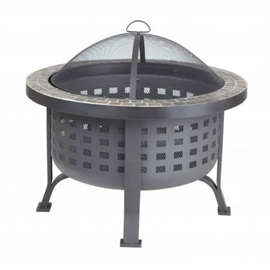 Alpina Round Slate Top Fire Pit