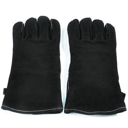 HearthX Black Fireplace Gloves-Pair