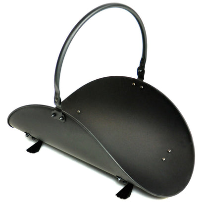 19" Woodbasket - Black