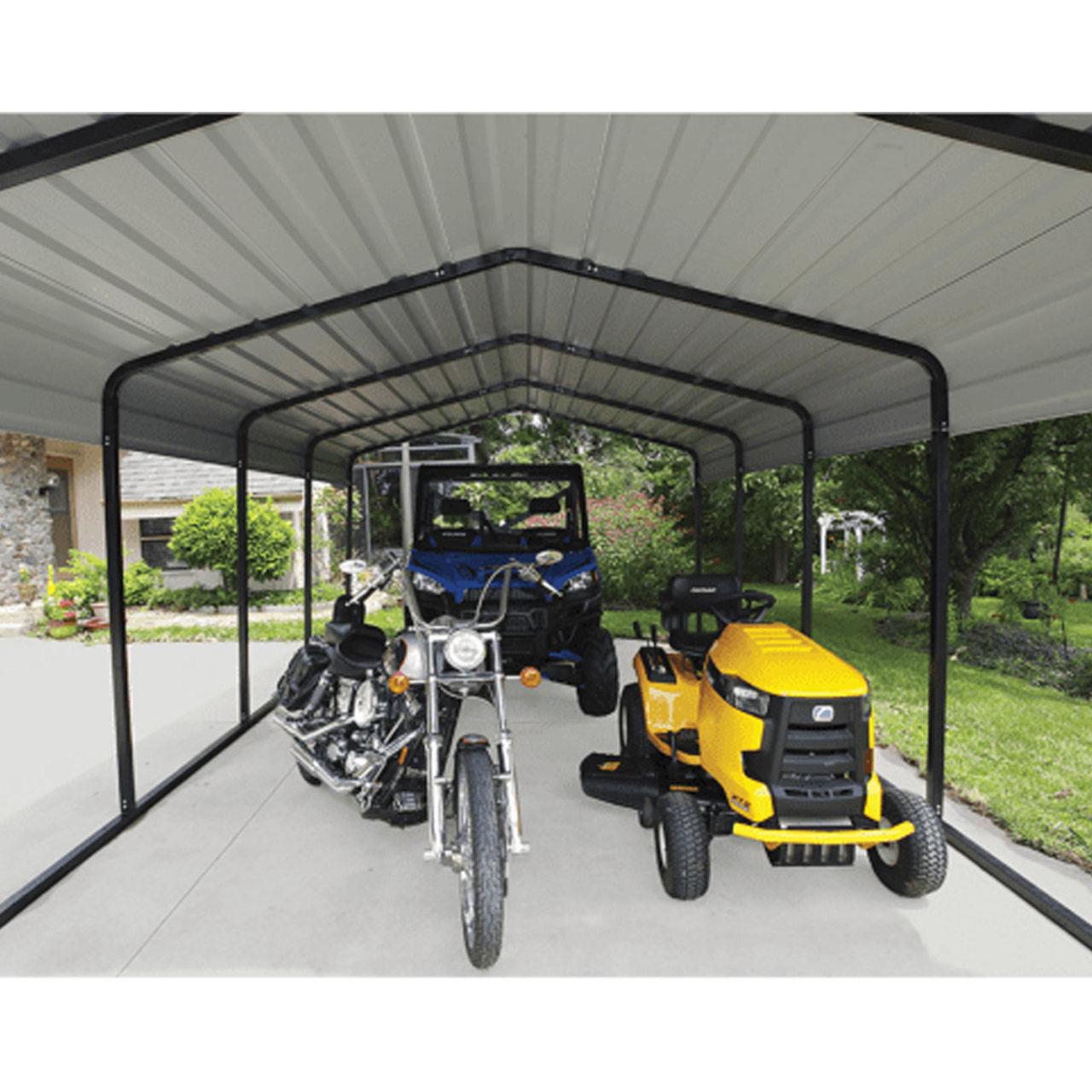 Arrow Carport 12 x 24 x 7 Ft. - Eggshell