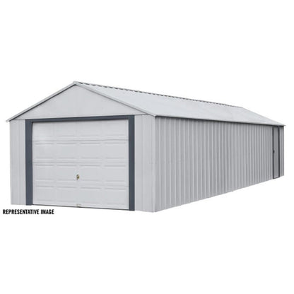 Arrow Murryhill 14' x 31' Steel Storage Garage/Building - Gray