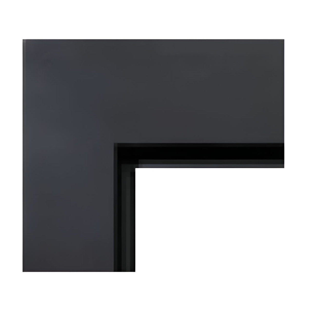 Kingsman Black Surround - Hearth Mount 4" Wide (Covers 44 5/8"W X 33 1/8"H) - ZCV42S1BL