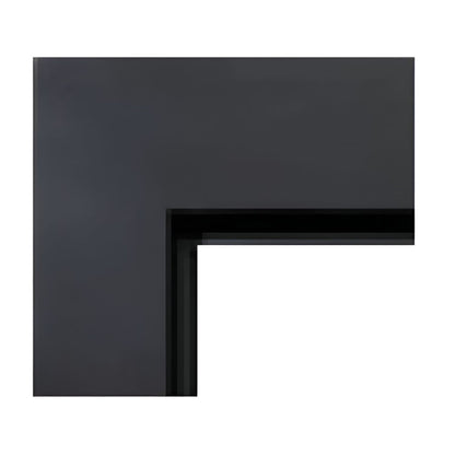 Kingsman Black Surround - Hearth Mount 4" Wide (Covers 44 5/8"W X 33 1/8"H) - ZCV42S1BL