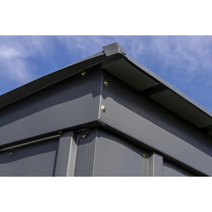 Arrow Classic Steel Storage Shed 6' x 4' -  Charcoal