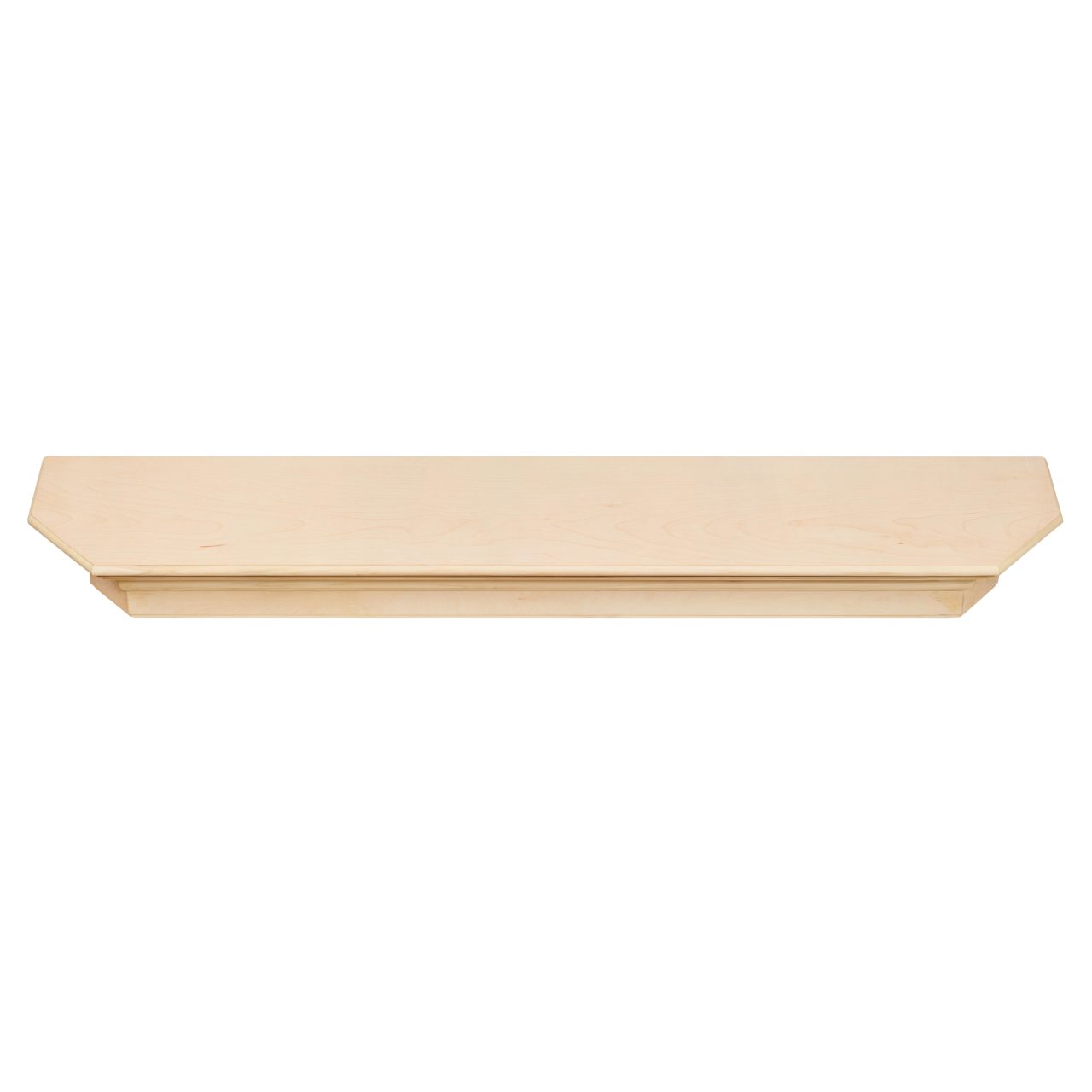60" Lindon Unfinished Fireplace Shelf by Pearl Mantels