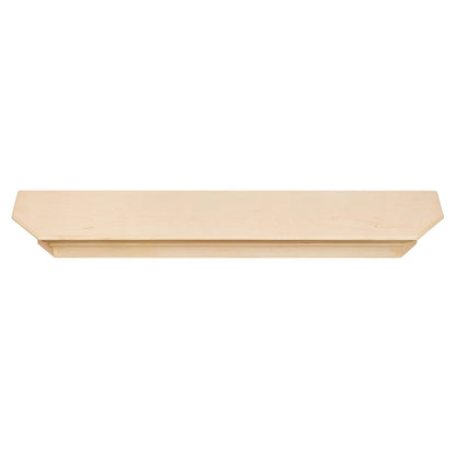 60" Lindon Unfinished Fireplace Shelf by Pearl Mantels