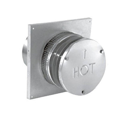 5" x 8" DirectVent Pro Round Horizontal Termination Cap - 58DVA-HRCS