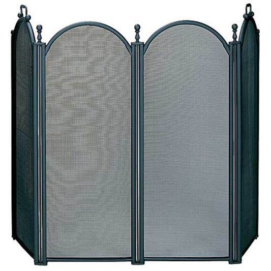 4 Fold Large Diameter Screen - Black