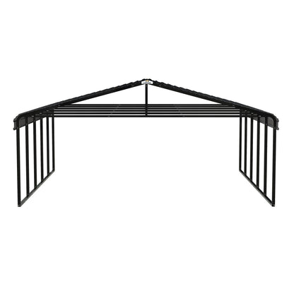 Arrow 20 x 24 x 9 Carport - Charcoal