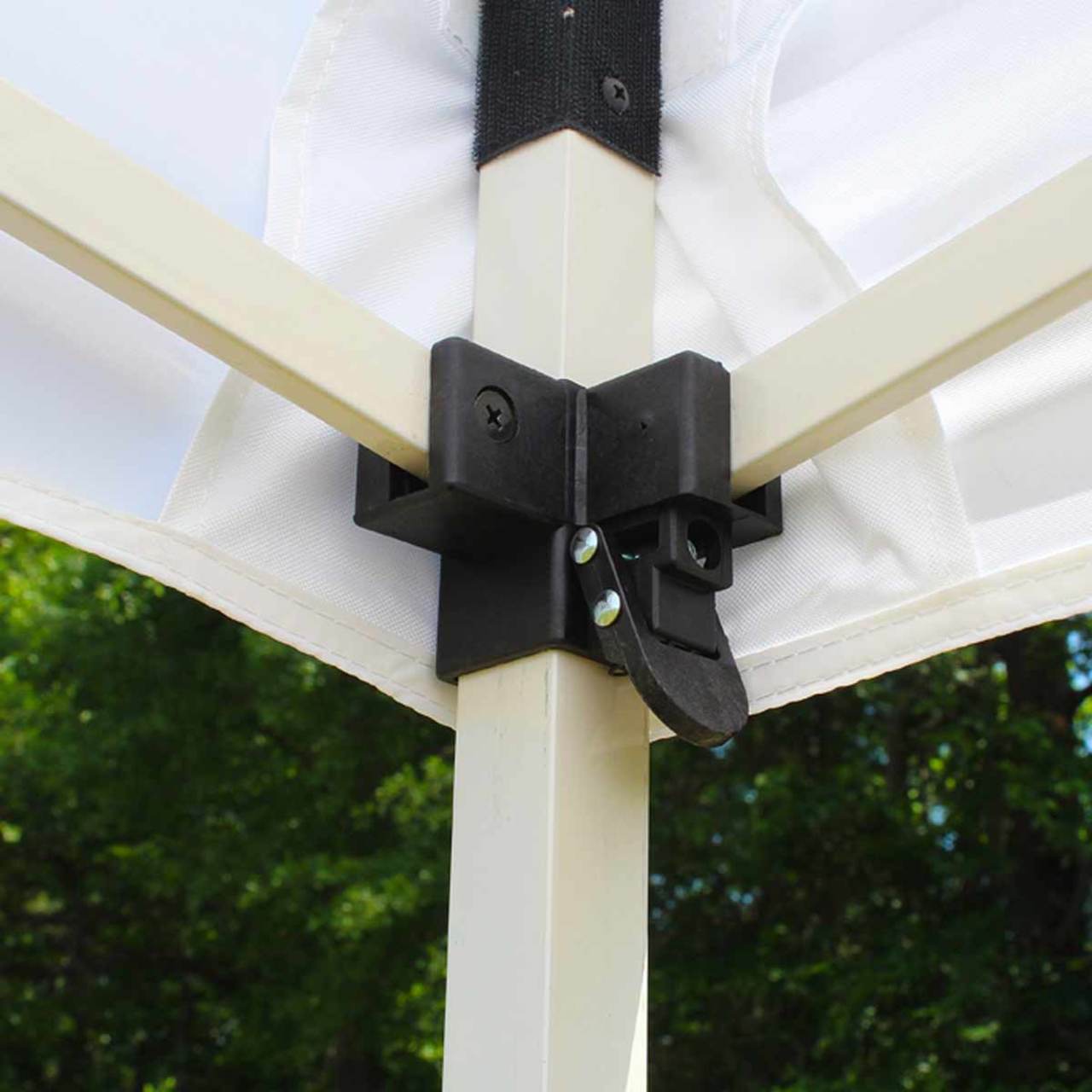 King Canopy Festival 10' x 10' White Instant Canopy - FSSHST10WH