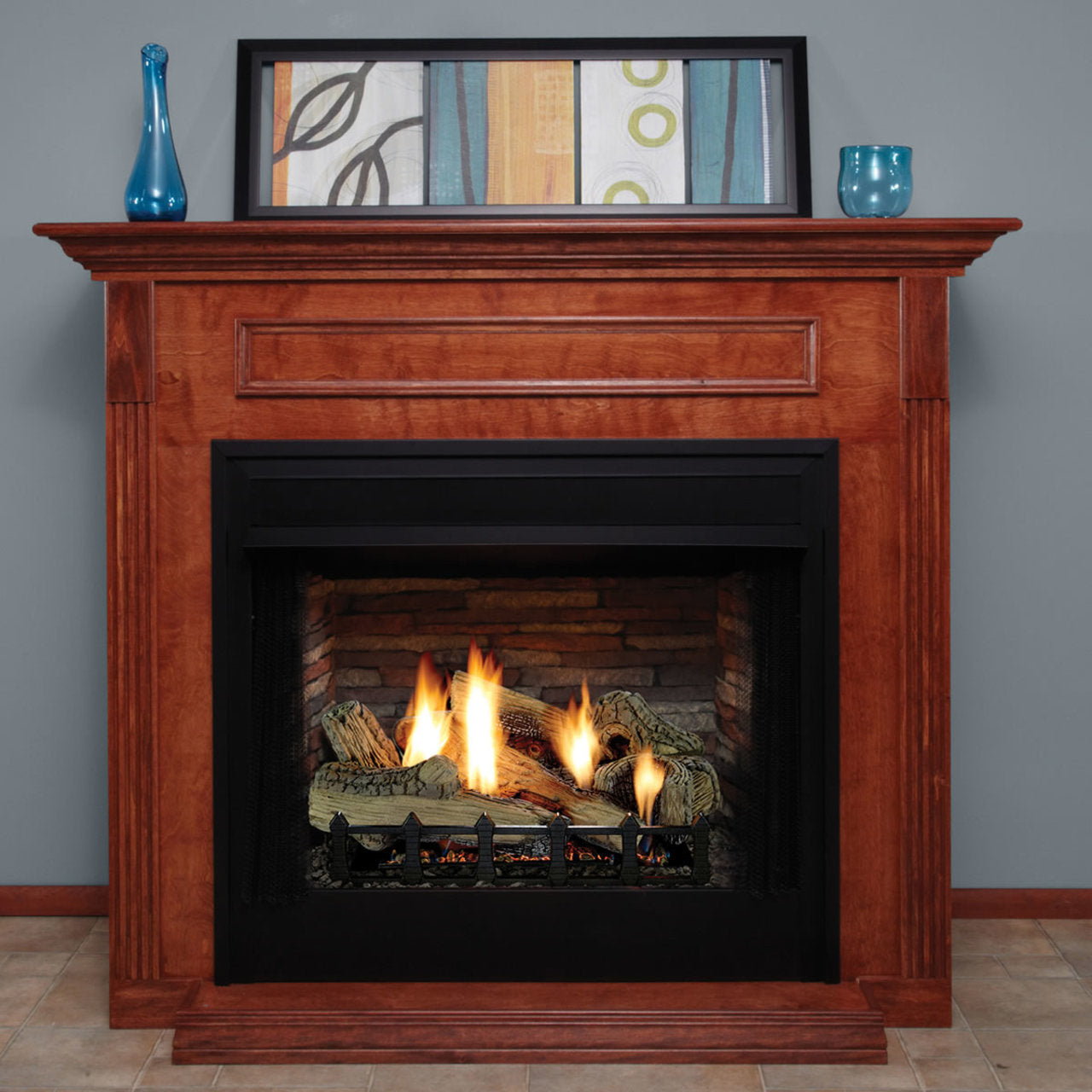 White Mountain Hearth Firebox , VF Deluxe 32, Circulating, Louver, Refractory Liner VFD32FB2ML
