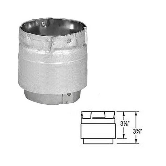 3" PelletVent Pro Galvalume Appliance Adapter - 3PVP-AD
