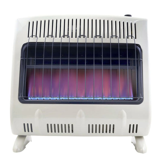 Vent Free 30,000 BTU Blue Flame Propane Heater- White - F299730