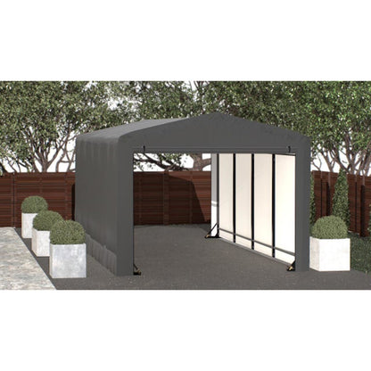 ShelterTube 10 x 18 x 8 Wind & Snow-Load Rated Garage - Gray