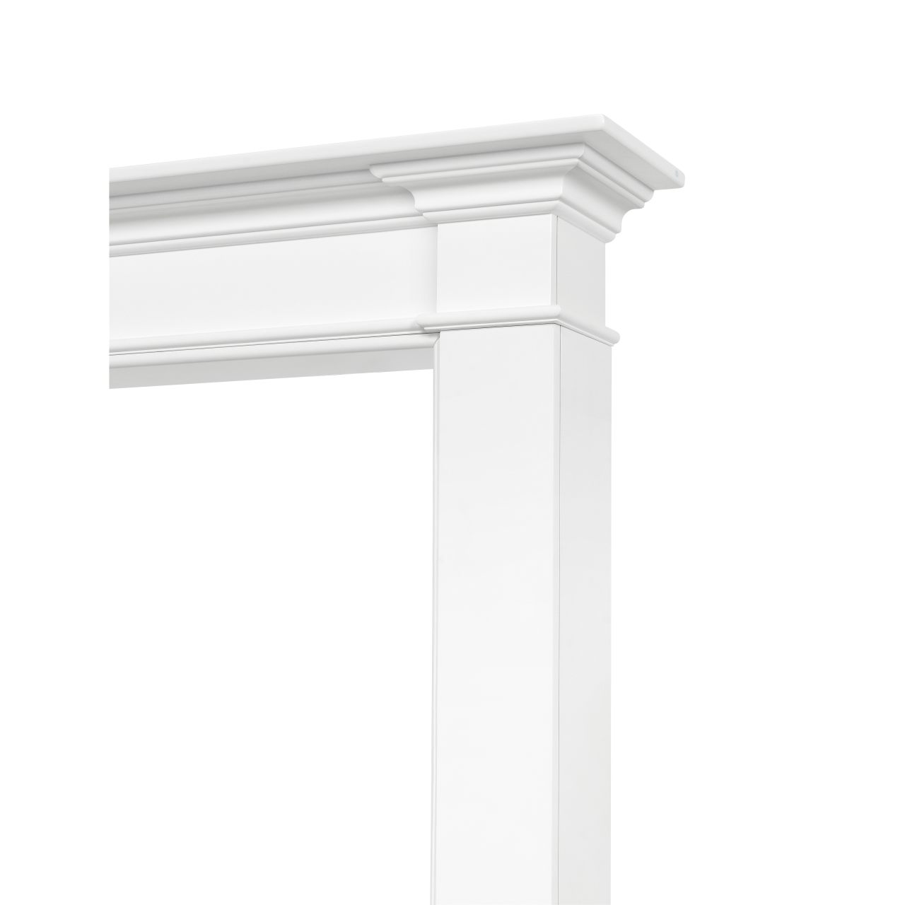 56" Radford MDF Fireplace Mantel by Pearl Mantels - White Paint Finish