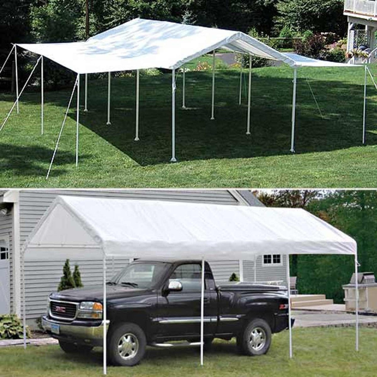 ShelterLogic 10' x 20' Max AP 8-Leg 2-in-1 Deluxe Canopy - 23530