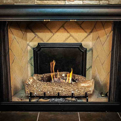 Plain Fireback - 16" H x 20" W - Black
