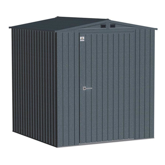 Arrow Elite Steel Storage Shed 6' x 6, Anthracite