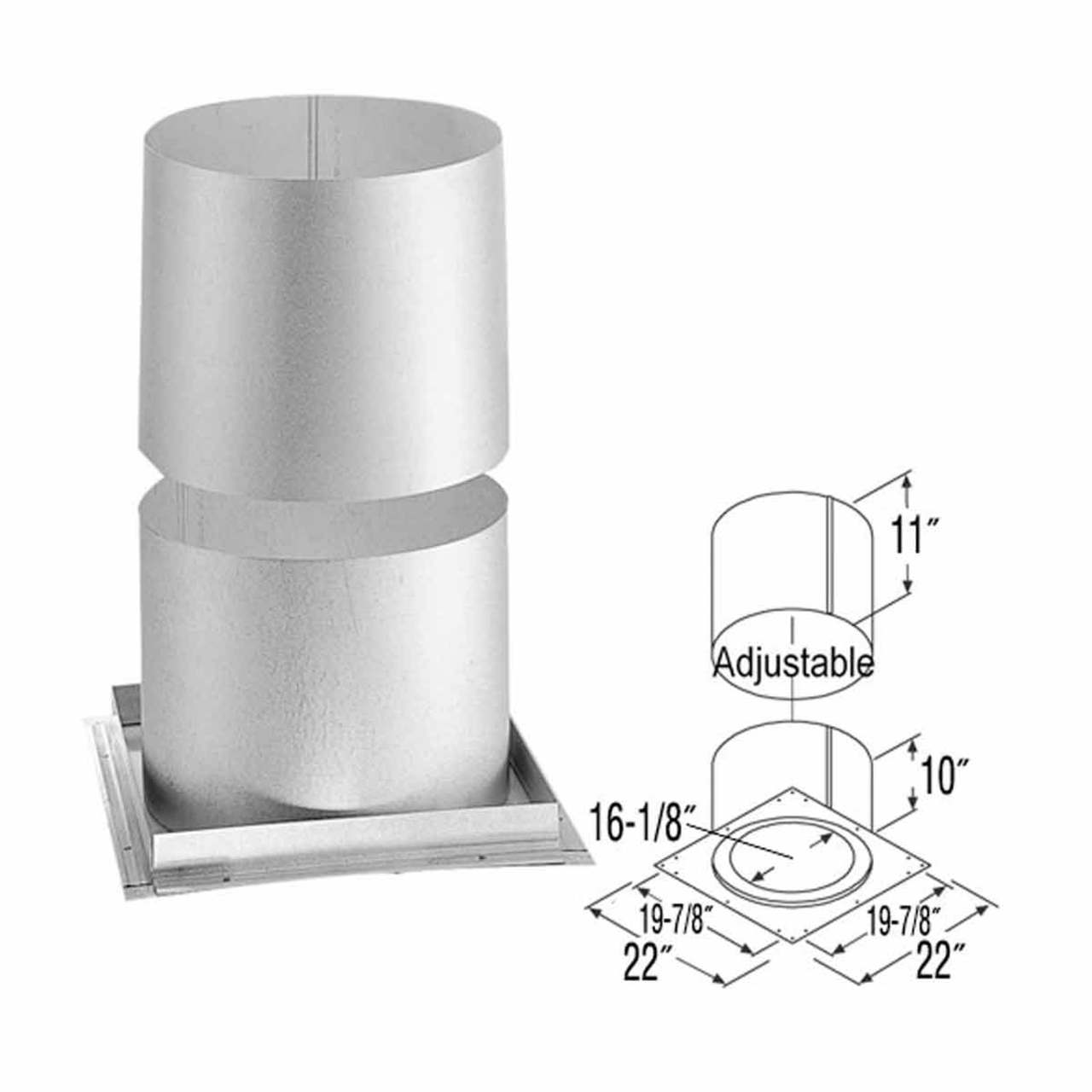 14'' DuraTech Firestop Shield - 14DT-FRS