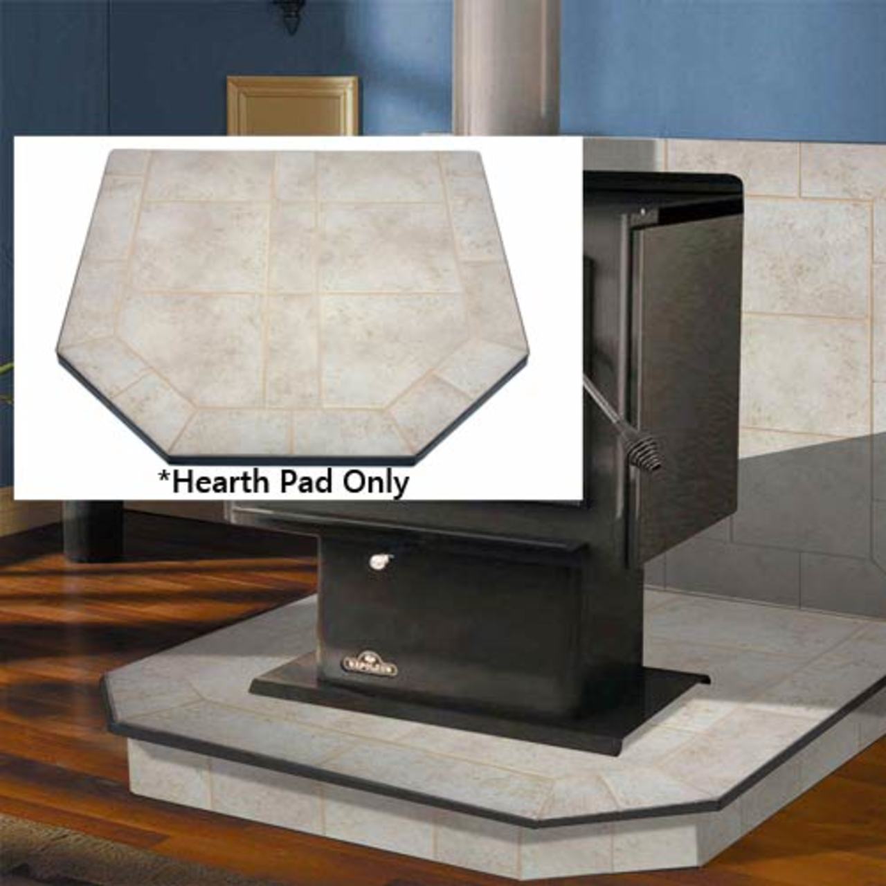 Cabo Carmel 40" x 40" Double Cut Hearth Pad