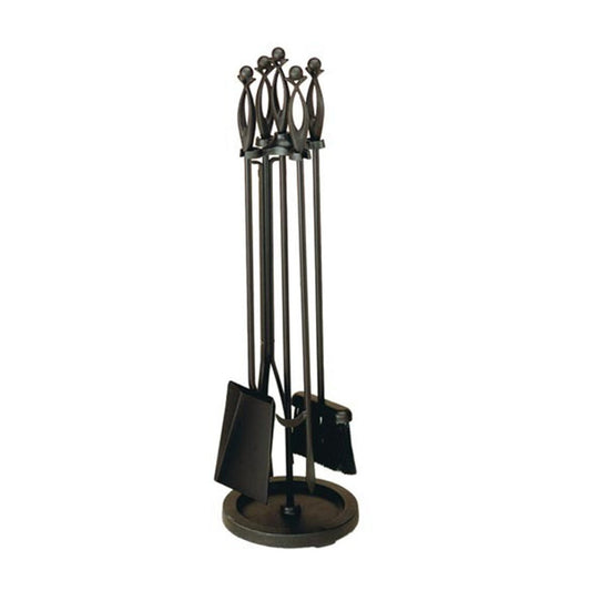 5 Piece Oval Handle Tool Set - Black